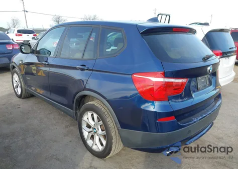 2011 BMW X3 xDrive35I z USA, uszkodzony, nr VIN 5UXWX7C56BL731005